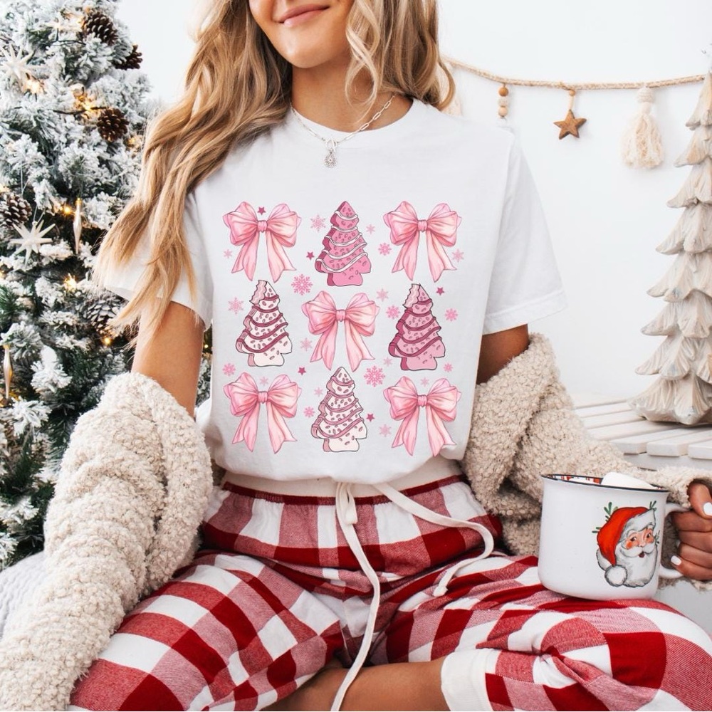 Pink Christmas Tee Shirt